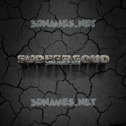 sudeergoud in Cracked Stone style - 3D name wallpaper