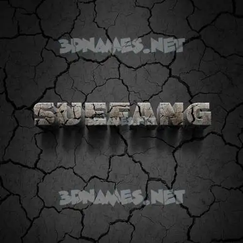 suefang in Cracked Stone style - 3D name wallpaper suefang in Cracked Stone style - 3D name wallpaper