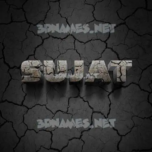 sujat in Cracked Stone style - 3D name wallpaper sujat in Cracked Stone style - 3D name wallpaper