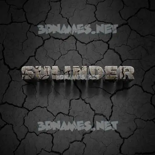 sulinder in Cracked Stone style - 3D name wallpaper sulinder in Cracked Stone style - 3D name wallpaper