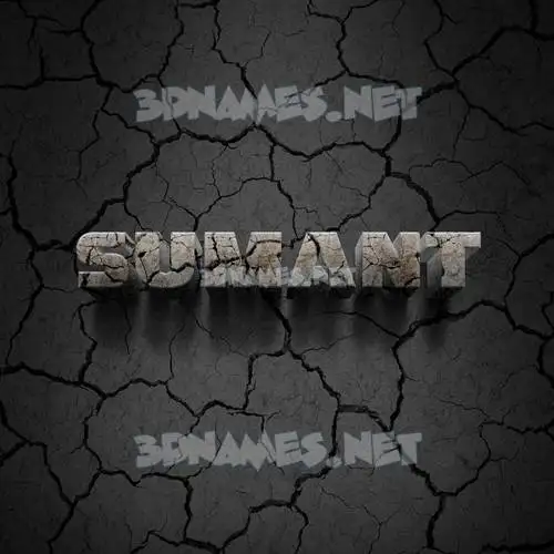 sumant in Cracked Stone style - 3D name wallpaper sumant in Cracked Stone style - 3D name wallpaper