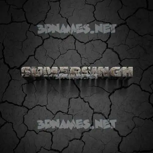 sumersingh in Cracked Stone style - 3D name wallpaper sumersingh in Cracked Stone style - 3D name wallpaper