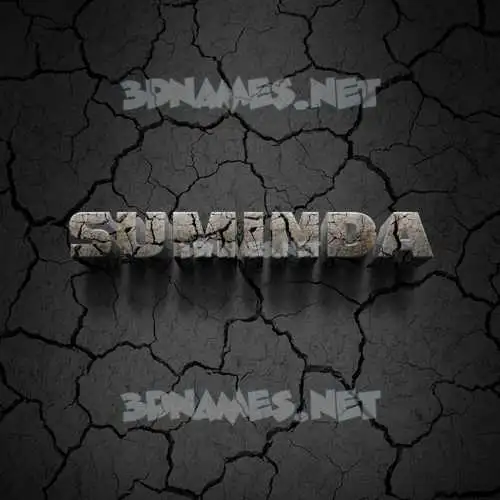 suminda in Cracked Stone style - 3D name wallpaper suminda in Cracked Stone style - 3D name wallpaper