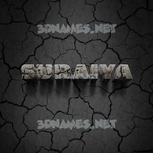 suraiya in Cracked Stone style - 3D name wallpaper suraiya in Cracked Stone style - 3D name wallpaper