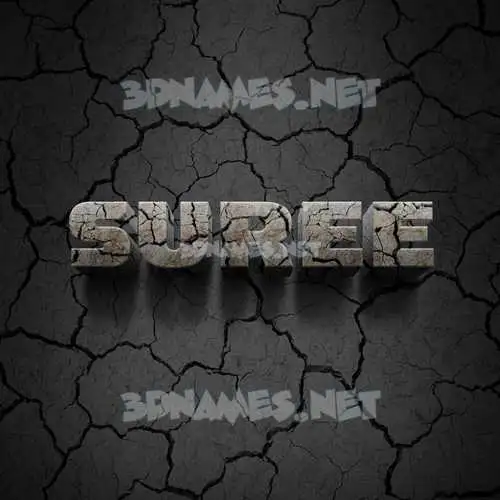 suree in Cracked Stone style - 3D name wallpaper suree in Cracked Stone style - 3D name wallpaper