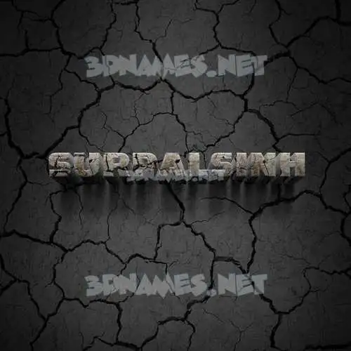 surpalsinh in Cracked Stone style - 3D name wallpaper surpalsinh in Cracked Stone style - 3D name wallpaper