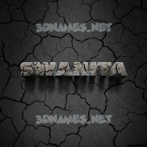 swanita in Cracked Stone style - 3D name wallpaper swanita in Cracked Stone style - 3D name wallpaper