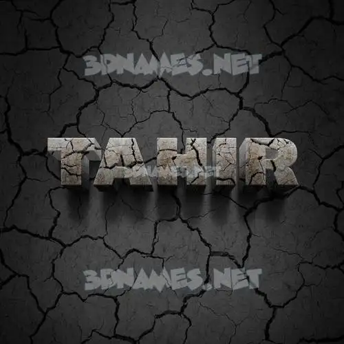 tahir in Cracked Stone style - 3D name wallpaper tahir in Cracked Stone style - 3D name wallpaper