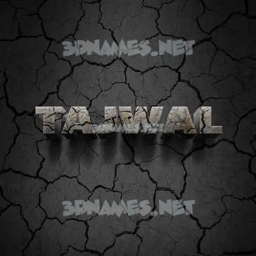 tajwal in Cracked Stone style - 3D name wallpaper tajwal in Cracked Stone style - 3D name wallpaper