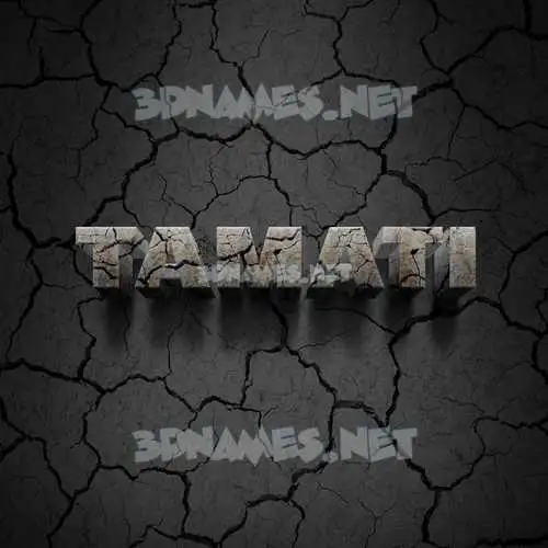 tamati in Cracked Stone style - 3D name wallpaper tamati in Cracked Stone style - 3D name wallpaper
