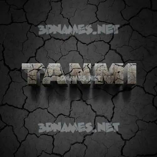 tanmi in Cracked Stone style - 3D name wallpaper tanmi in Cracked Stone style - 3D name wallpaper