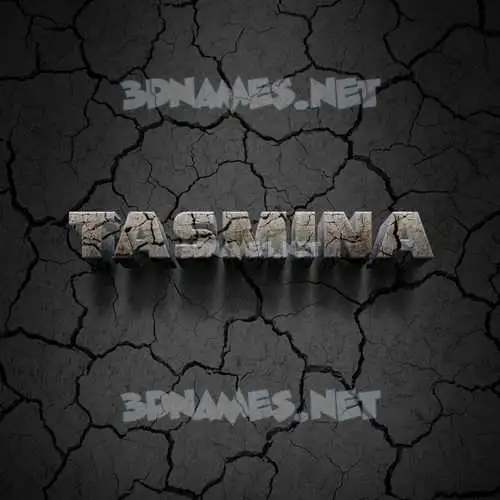 tasmina in Cracked Stone style - 3D name wallpaper tasmina in Cracked Stone style - 3D name wallpaper