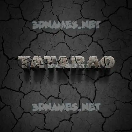 tatarao in Cracked Stone style - 3D name wallpaper tatarao in Cracked Stone style - 3D name wallpaper