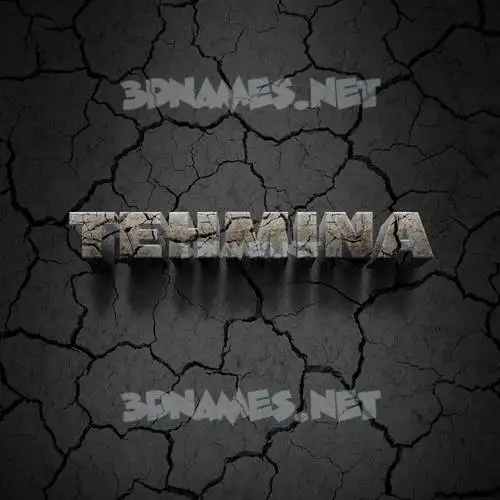 tehmina in Cracked Stone style - 3D name wallpaper tehmina in Cracked Stone style - 3D name wallpaper