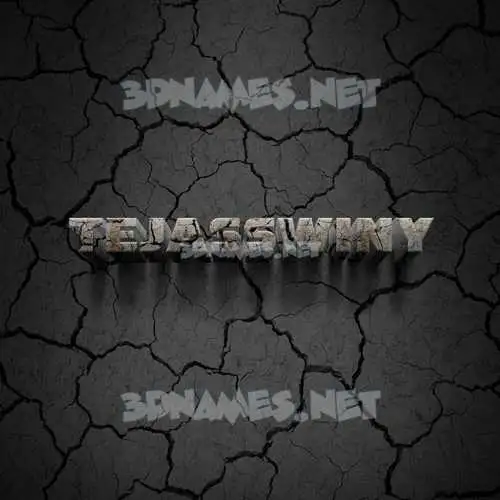 tejasswiny in Cracked Stone style - 3D name wallpaper tejasswiny in Cracked Stone style - 3D name wallpaper