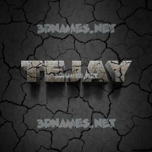 tejay in Cracked Stone style - 3D name wallpaper tejay in Cracked Stone style - 3D name wallpaper
