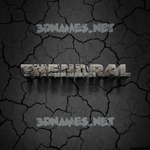 thendral in Cracked Stone style - 3D name wallpaper thendral in Cracked Stone style - 3D name wallpaper