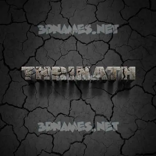 thrinath in Cracked Stone style - 3D name wallpaper thrinath in Cracked Stone style - 3D name wallpaper