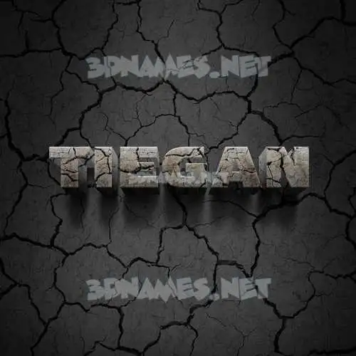 tiegan in Cracked Stone style - 3D name wallpaper tiegan in Cracked Stone style - 3D name wallpaper