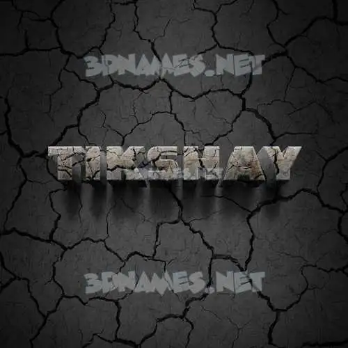 tikshay in Cracked Stone style - 3D name wallpaper tikshay in Cracked Stone style - 3D name wallpaper