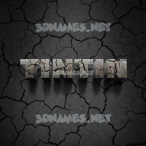 tintin in Cracked Stone style - 3D name wallpaper tintin in Cracked Stone style - 3D name wallpaper