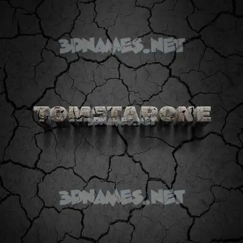 tomstarone in Cracked Stone style - 3D name wallpaper tomstarone in Cracked Stone style - 3D name wallpaper