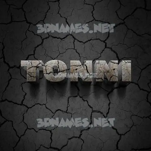 tonni in Cracked Stone style - 3D name wallpaper tonni in Cracked Stone style - 3D name wallpaper