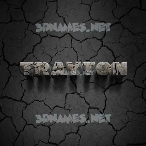 trayton in Cracked Stone style - 3D name wallpaper trayton in Cracked Stone style - 3D name wallpaper