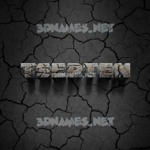 tsepten in Cracked Stone style - 3D name wallpaper tsepten in Cracked Stone style - 3D name wallpaper