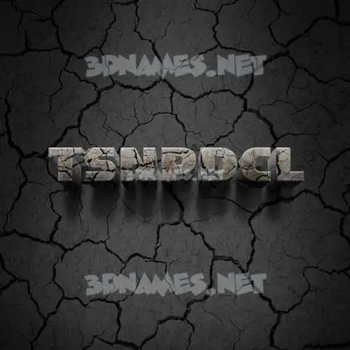 tsnpdcl in Cracked Stone style - 3D name wallpaper tsnpdcl in Cracked Stone style - 3D name wallpaper