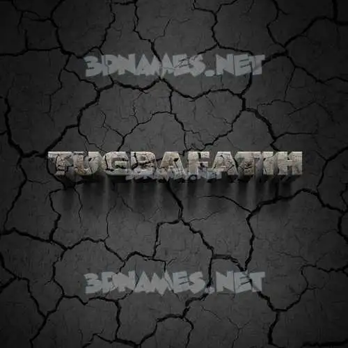 tugbafatih in Cracked Stone style - 3D name wallpaper tugbafatih in Cracked Stone style - 3D name wallpaper