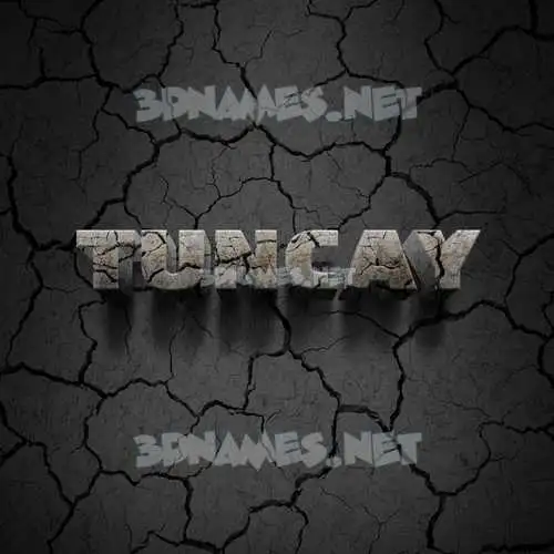tuncay in Cracked Stone style - 3D name wallpaper tuncay in Cracked Stone style - 3D name wallpaper