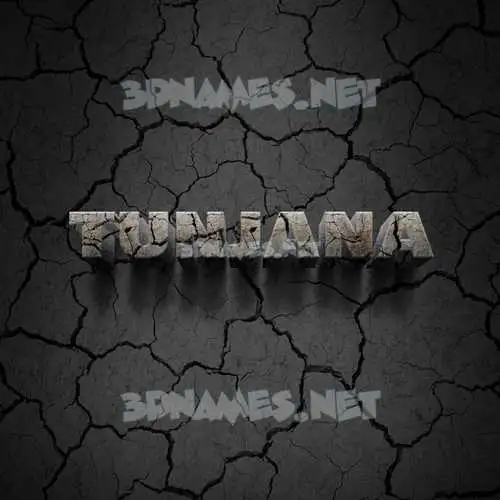 tunjana in Cracked Stone style - 3D name wallpaper tunjana in Cracked Stone style - 3D name wallpaper