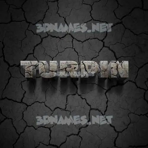 turpin in Cracked Stone style - 3D name wallpaper turpin in Cracked Stone style - 3D name wallpaper