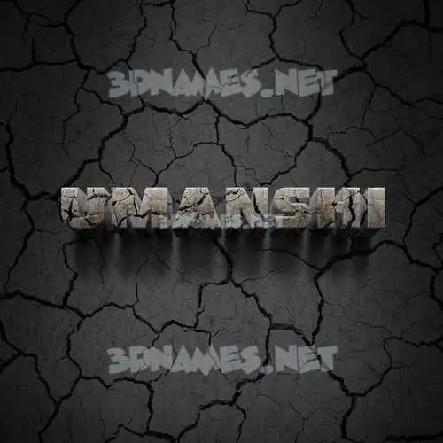 umanshi in Cracked Stone style - 3D name wallpaper umanshi in Cracked Stone style - 3D name wallpaper