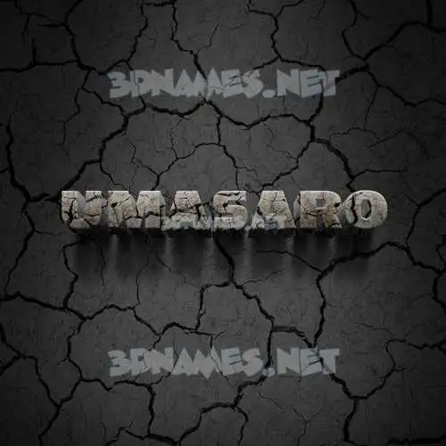 umasaro in Cracked Stone style - 3D name wallpaper umasaro in Cracked Stone style - 3D name wallpaper
