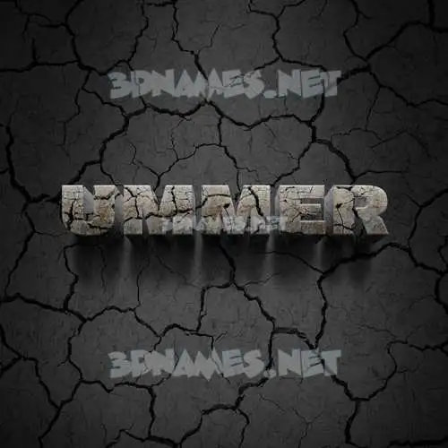 ummer in Cracked Stone style - 3D name wallpaper ummer in Cracked Stone style - 3D name wallpaper