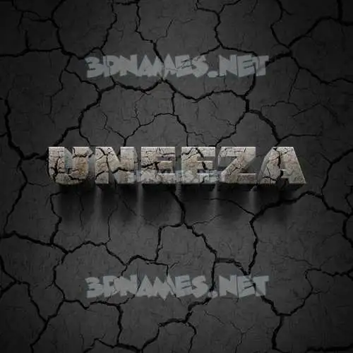 uneeza in Cracked Stone style - 3D name wallpaper uneeza in Cracked Stone style - 3D name wallpaper