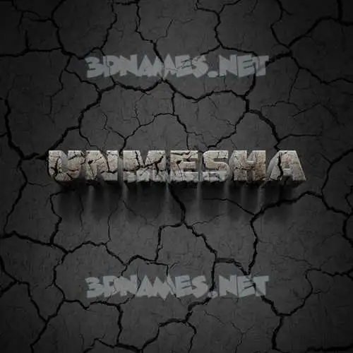 unmesha in Cracked Stone style - 3D name wallpaper unmesha in Cracked Stone style - 3D name wallpaper