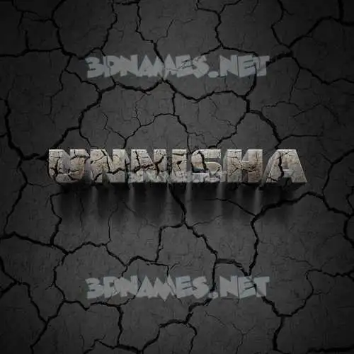 unnisha in Cracked Stone style - 3D name wallpaper unnisha in Cracked Stone style - 3D name wallpaper