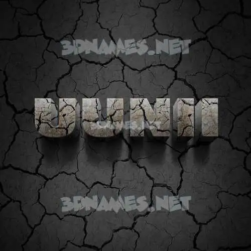 uunii in Cracked Stone style - 3D name wallpaper uunii in Cracked Stone style - 3D name wallpaper