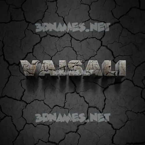 vaisali in Cracked Stone style - 3D name wallpaper vaisali in Cracked Stone style - 3D name wallpaper