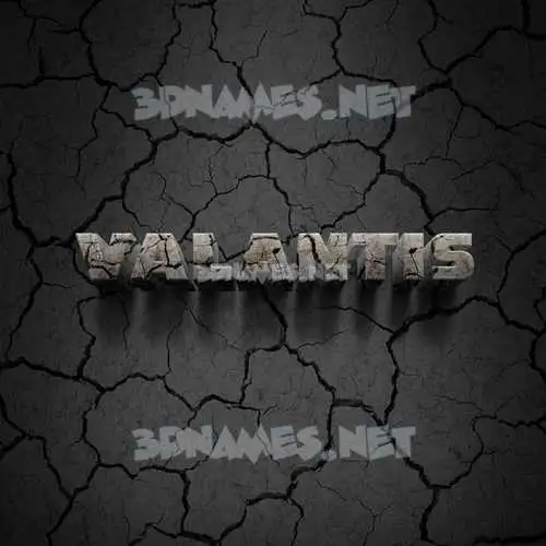 valantis in Cracked Stone style - 3D name wallpaper