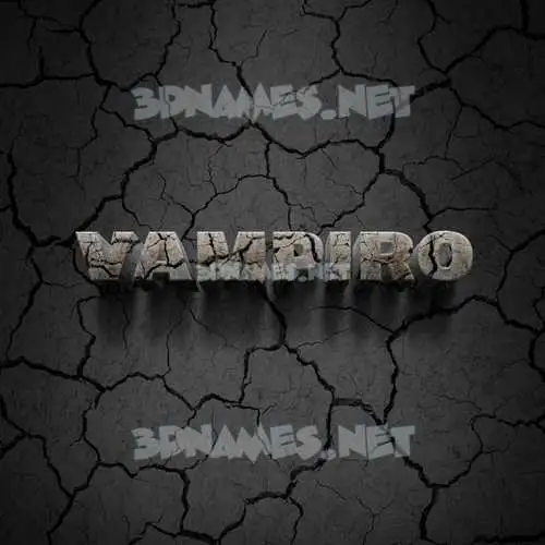 vampiro in Cracked Stone style - 3D name wallpaper vampiro in Cracked Stone style - 3D name wallpaper