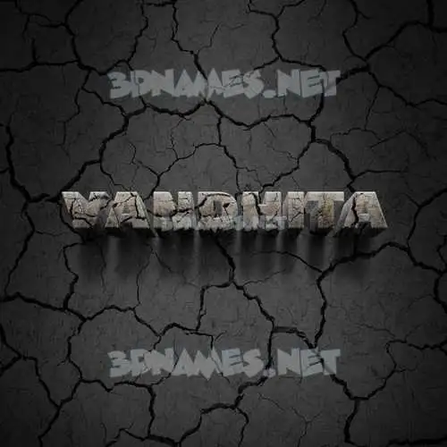 vandhita in Cracked Stone style - 3D name wallpaper vandhita in Cracked Stone style - 3D name wallpaper