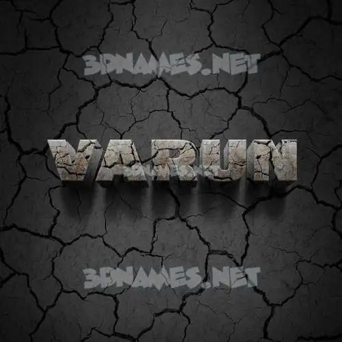 varun in Cracked Stone style - 3D name wallpaper varun in Cracked Stone style - 3D name wallpaper