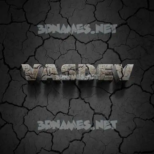 vasdev in Cracked Stone style - 3D name wallpaper vasdev in Cracked Stone style - 3D name wallpaper