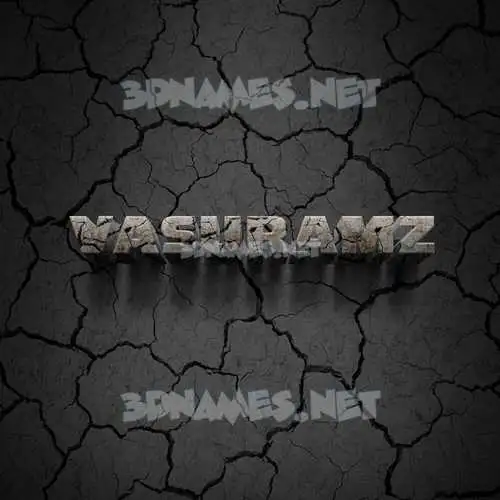 vasuramz in Cracked Stone style - 3D name wallpaper vasuramz in Cracked Stone style - 3D name wallpaper