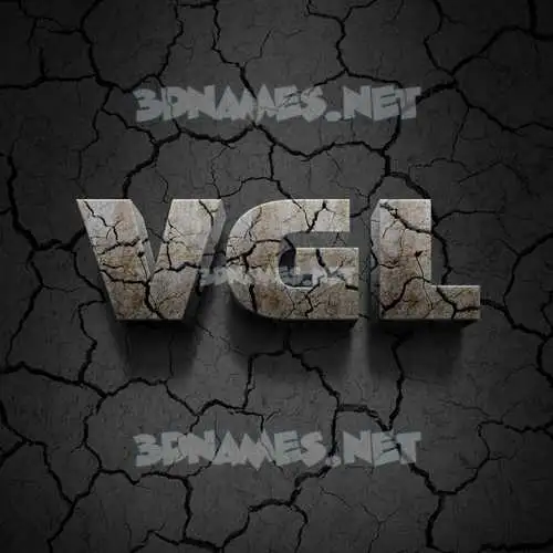 vgl in Cracked Stone style - 3D name wallpaper vgl in Cracked Stone style - 3D name wallpaper