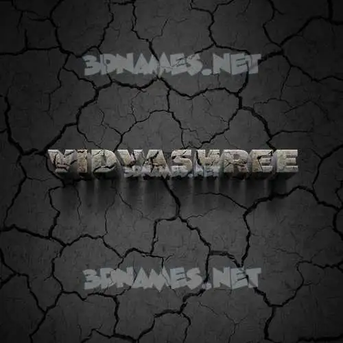 vidyashree in Cracked Stone style - 3D name wallpaper vidyashree in Cracked Stone style - 3D name wallpaper
